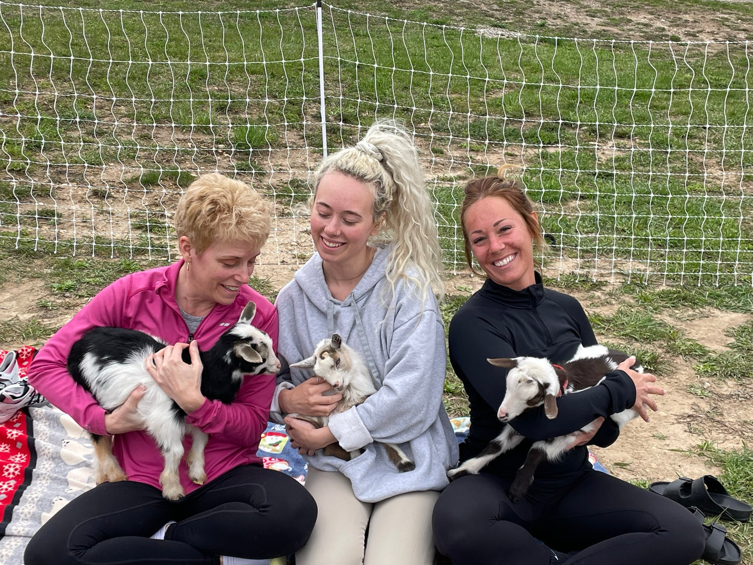 Baby Goat Yoga on Mother's Day